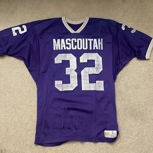 Vintage Mascoutah Football Jersey #32 L